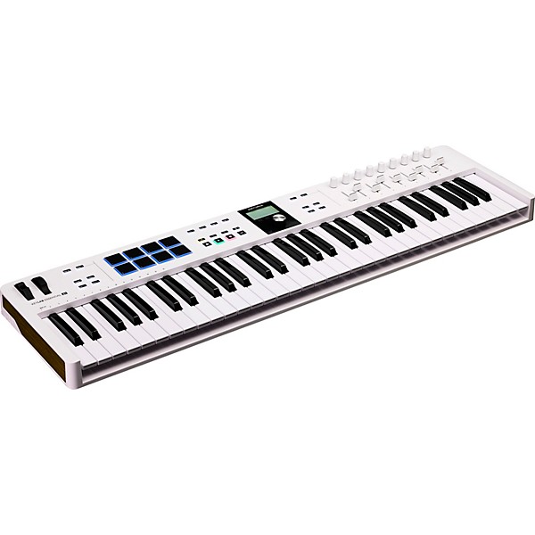 Arturia KeyLab Essential 61 mk3 MIDI Keyboard Controller - White