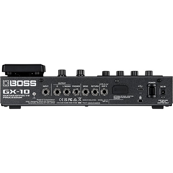 BOSS GX-10 Guitar Effects Processor Black | Guitar Center
