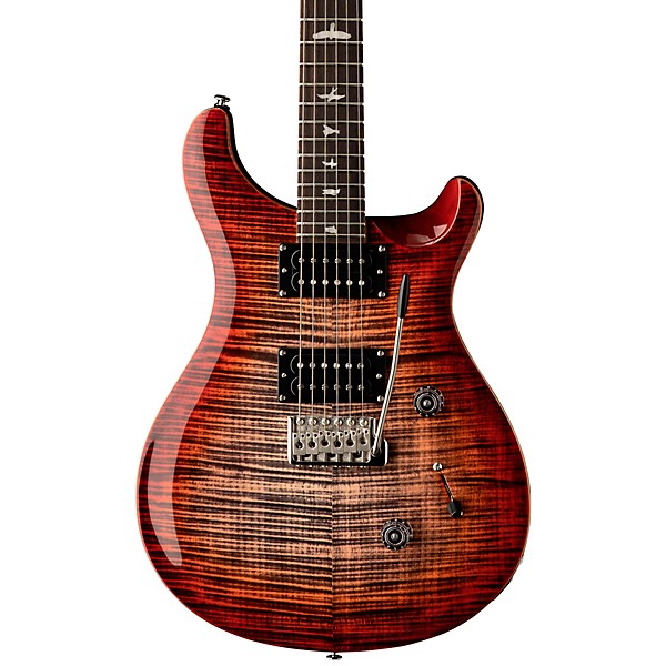 PRS SE Custom 24 Electric Guitar Charcoal Cherry Burst | Guitar Center