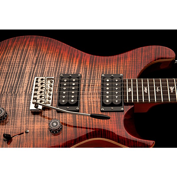 PRS SE Custom 24 Electric Guitar Charcoal Cherry Burst | Guitar Center