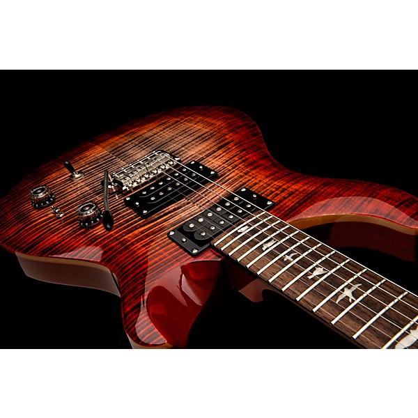 PRS SE Custom 24-08 Electric Guitar Charcoal Cherry Burst | Guitar