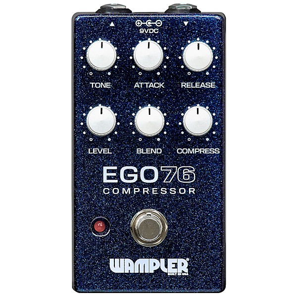 Wampler Ego 76 Compressor Effects Pedal Blue Sparkle | Guitar Center