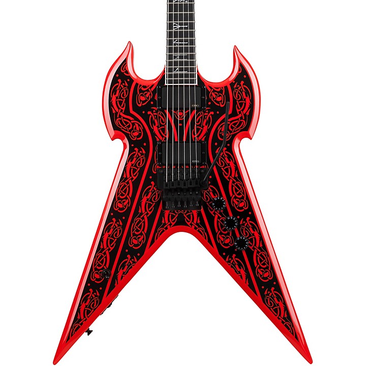 Wylde Audio Warhammer FR Norse Dragon Pinstripe Electric Guitar