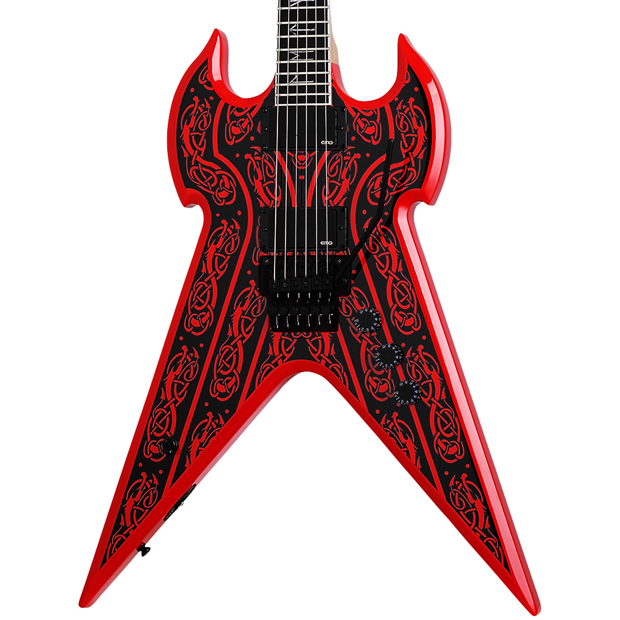 Wylde Audio Warhammer FR Norse Dragon Pinstripe Electric Guitar