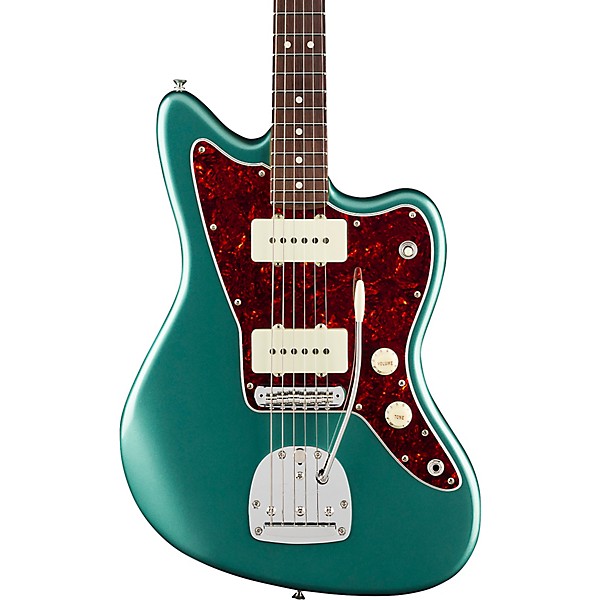 Fender American Pro Jazzmaster Rosewood Guitar Green Metallic
