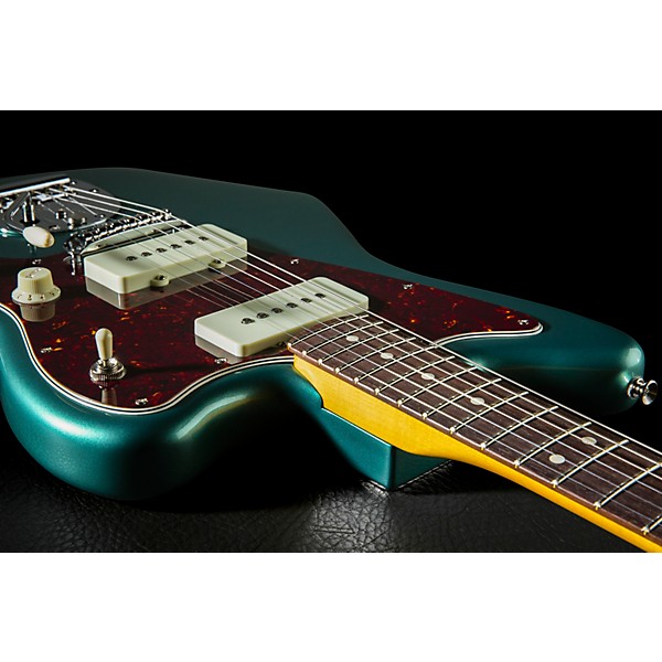Fender American Pro Jazzmaster Rosewood Guitar Green Metallic