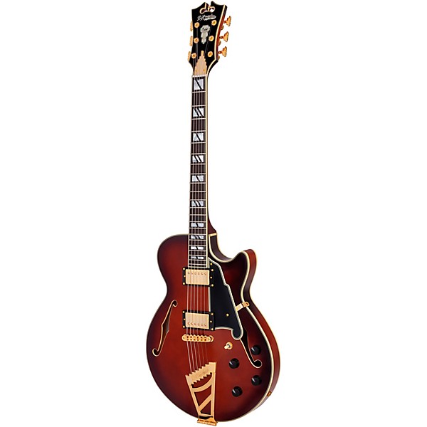 D'Angelico Excel SS Semi-Hollow Electric Guitar Amaretto Burst