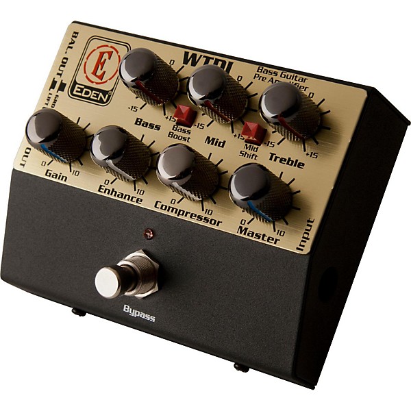 Restock Eden WTDI World Tour Direct Box and Bass Preamp Black