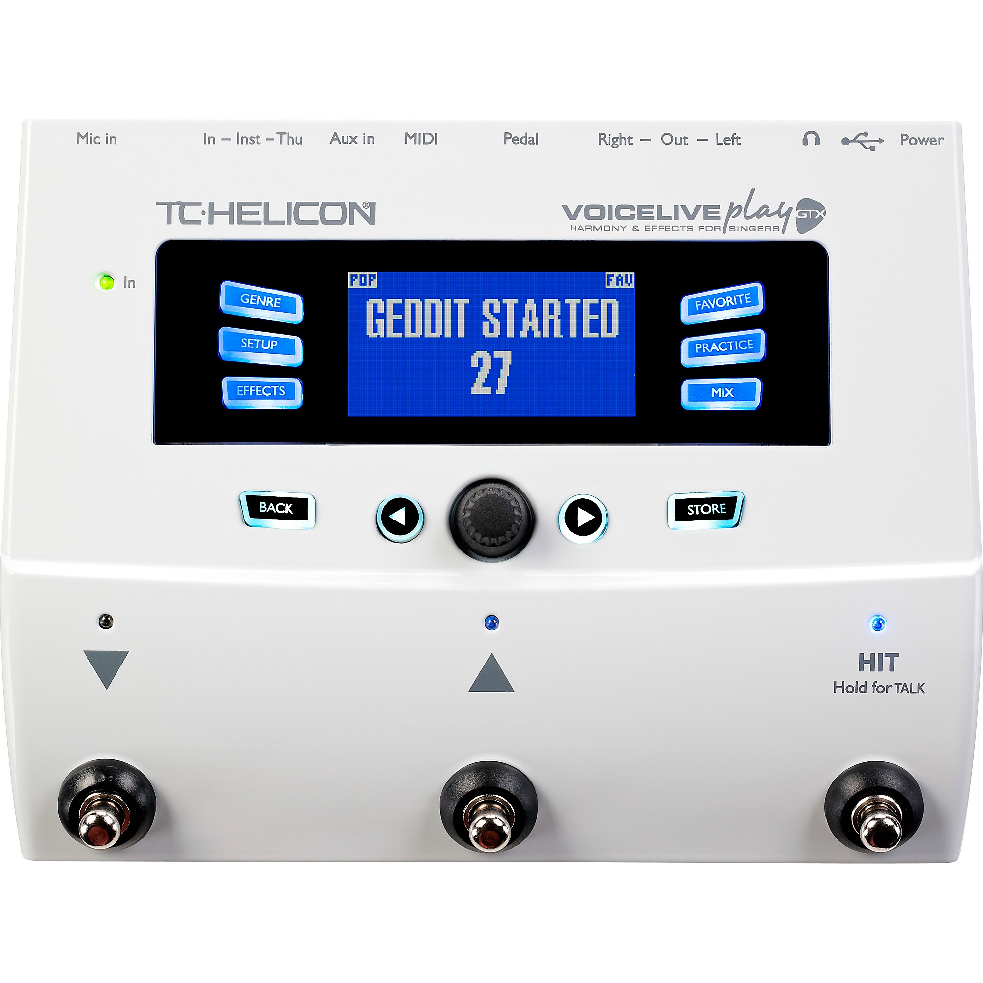 Restock TC Helicon VoiceLive Play GTX Guitar/Vocal Harmony and