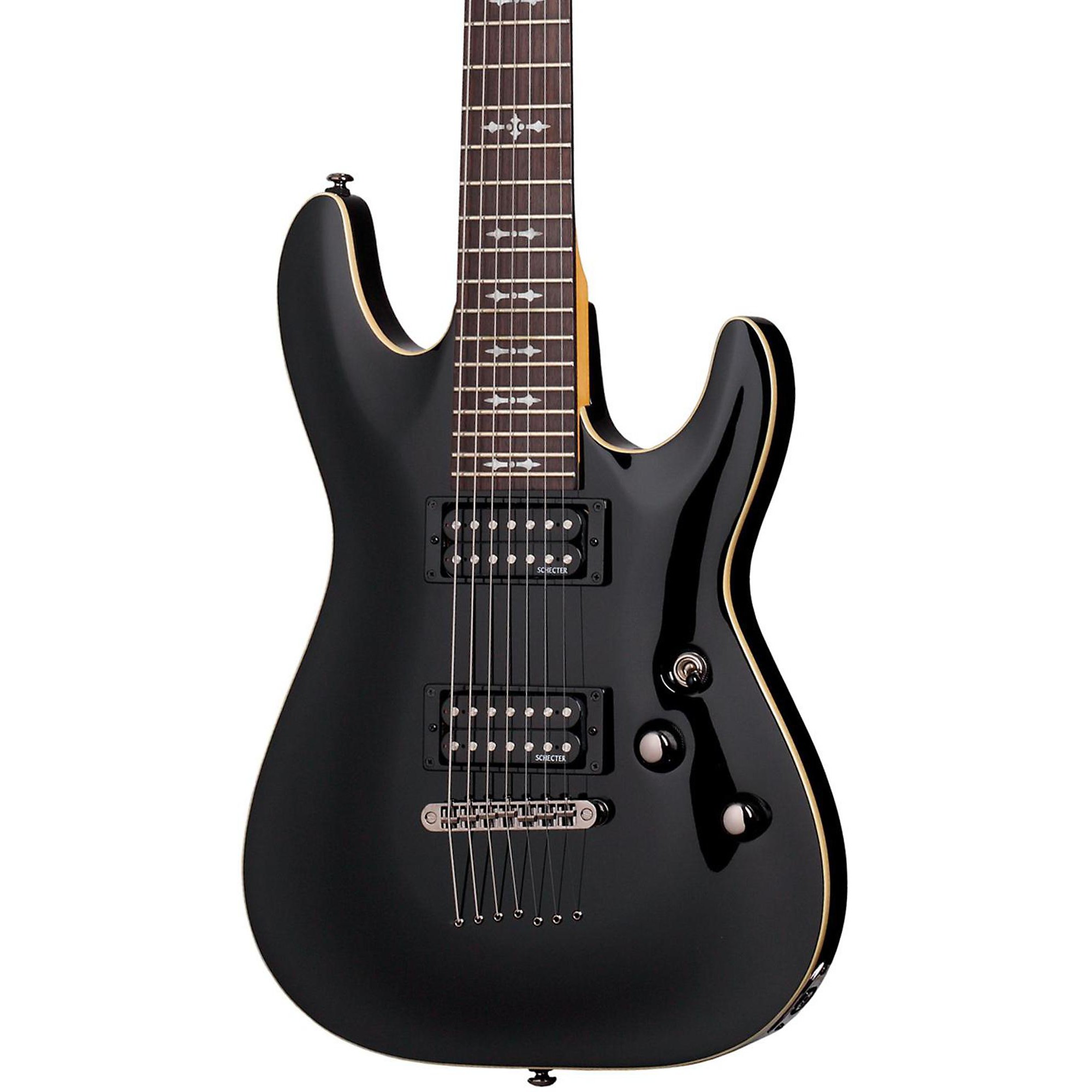 Schecter Guitar Research OMEN-7 Electric Guitar Black | Guitar Center