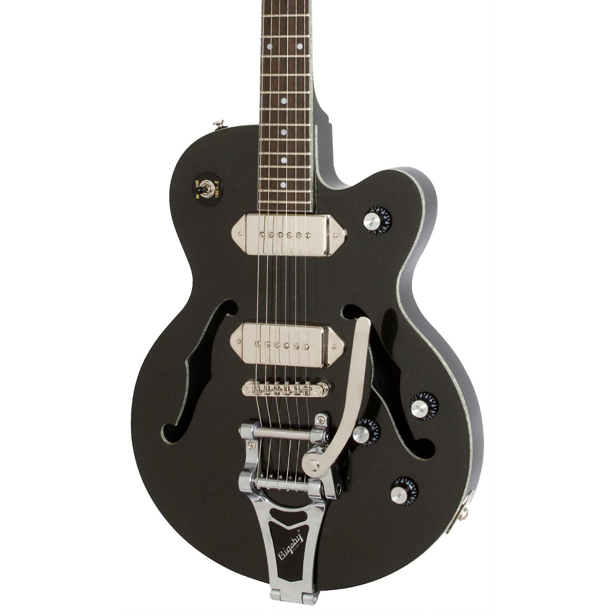 Open Box Epiphone Limited Edition Wildkat Black Royale Electric