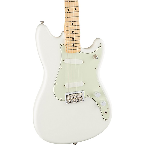 Fender Duo-Sonic Electric Guitar with Maple Fingerboard Aged White