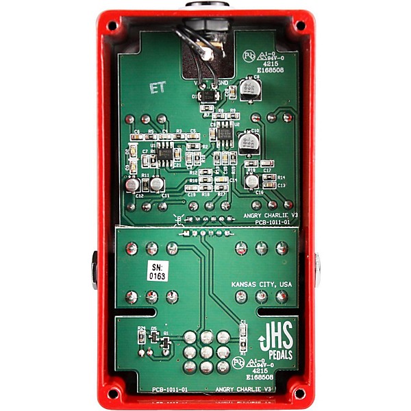 JHS Pedals Angry Charlie V3 Overdrive Guitar Effects Pedal