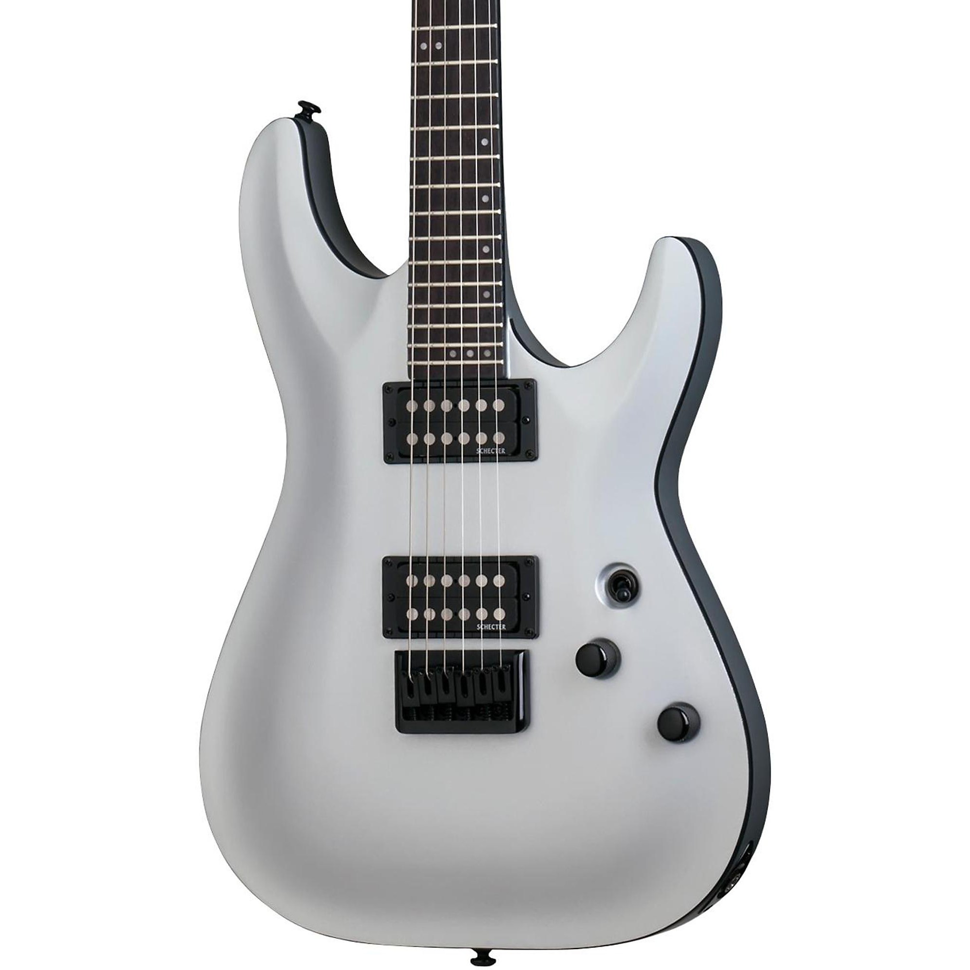 Schecter Guitar Research Stealth C-1 Electric Guitar Satin Silver