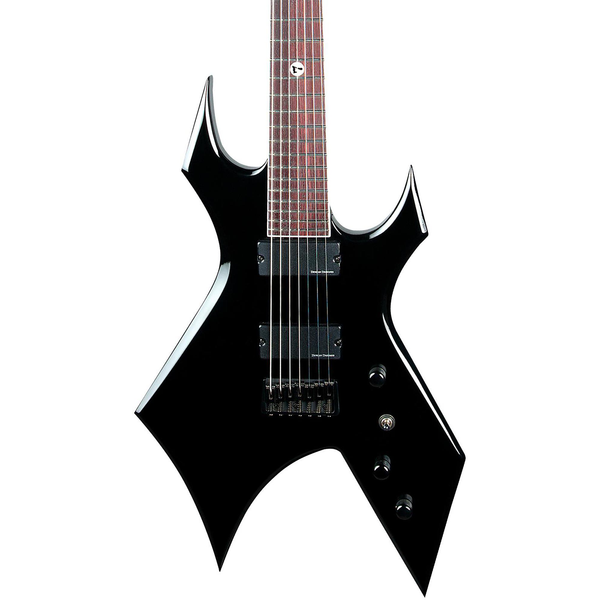 Open Box B.C. Rich Warlock Lucky 7 7-String Electric Guitar Black