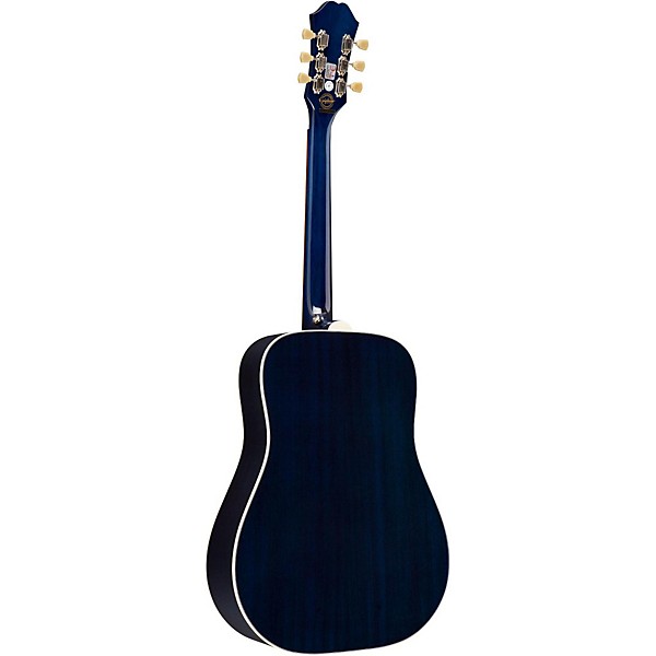 Restock Epiphone Hummingbird Artist Acoustic Guitar Blue Burst