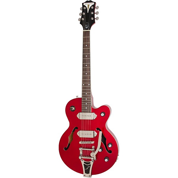 Open Box Epiphone Wildkat Red Royale Hollowbody Electric Guitar