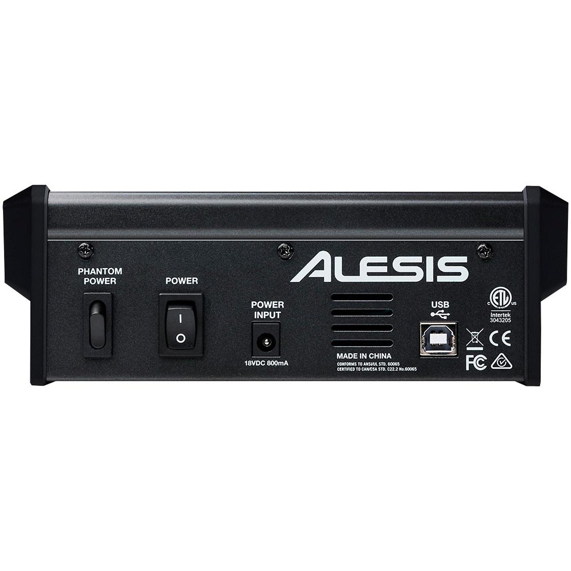 Alesis MultiMix 4 USB FX 4-Channel Mixer with Effects & USB Audio