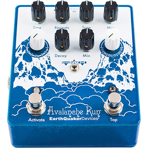 EarthQuaker Devices Avalanche Run V2 Reverb/Delay Effects Pedal