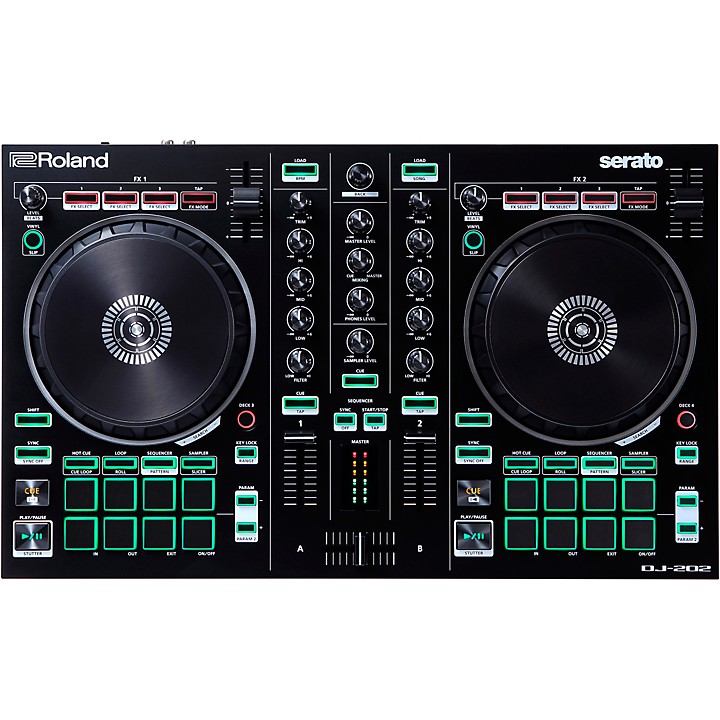 Roland DJ-202 Serato DJ Controller | Guitar Center