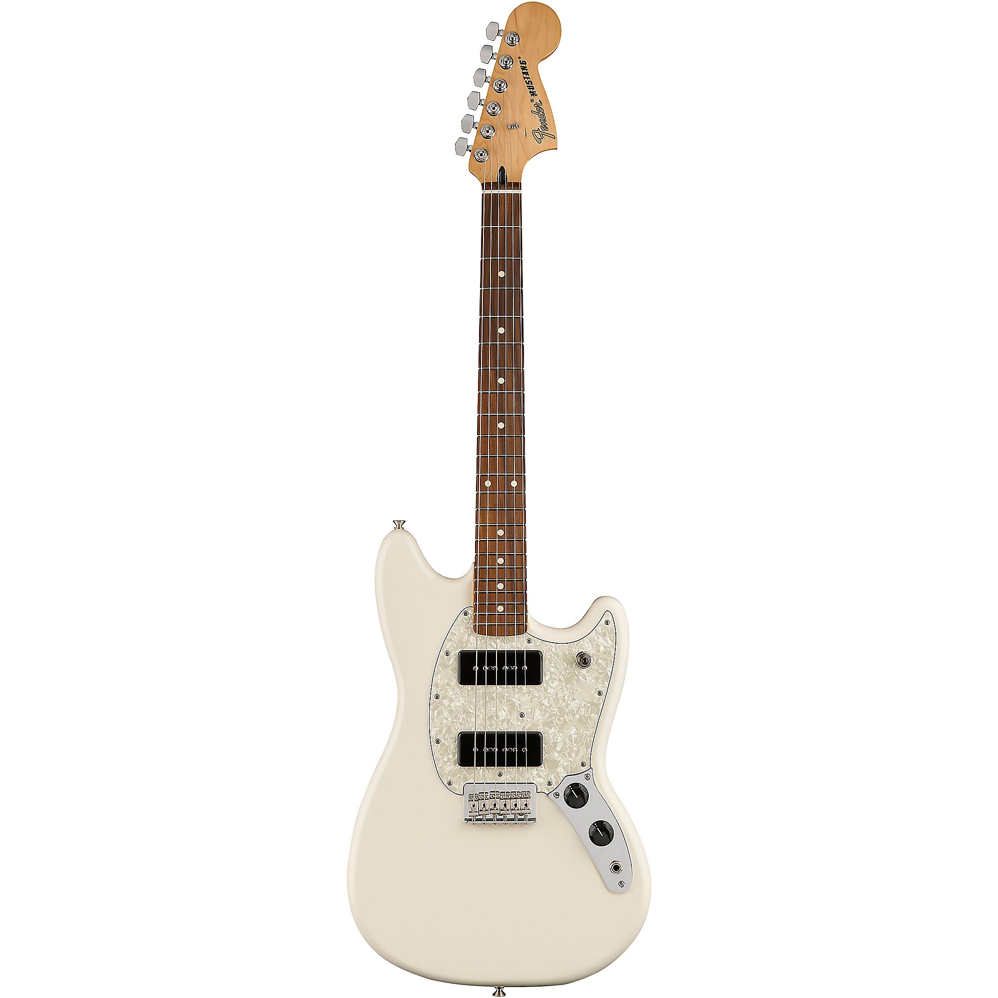 Open Box Fender Mustang 90 Pau Ferro Fingerboard Olympic White