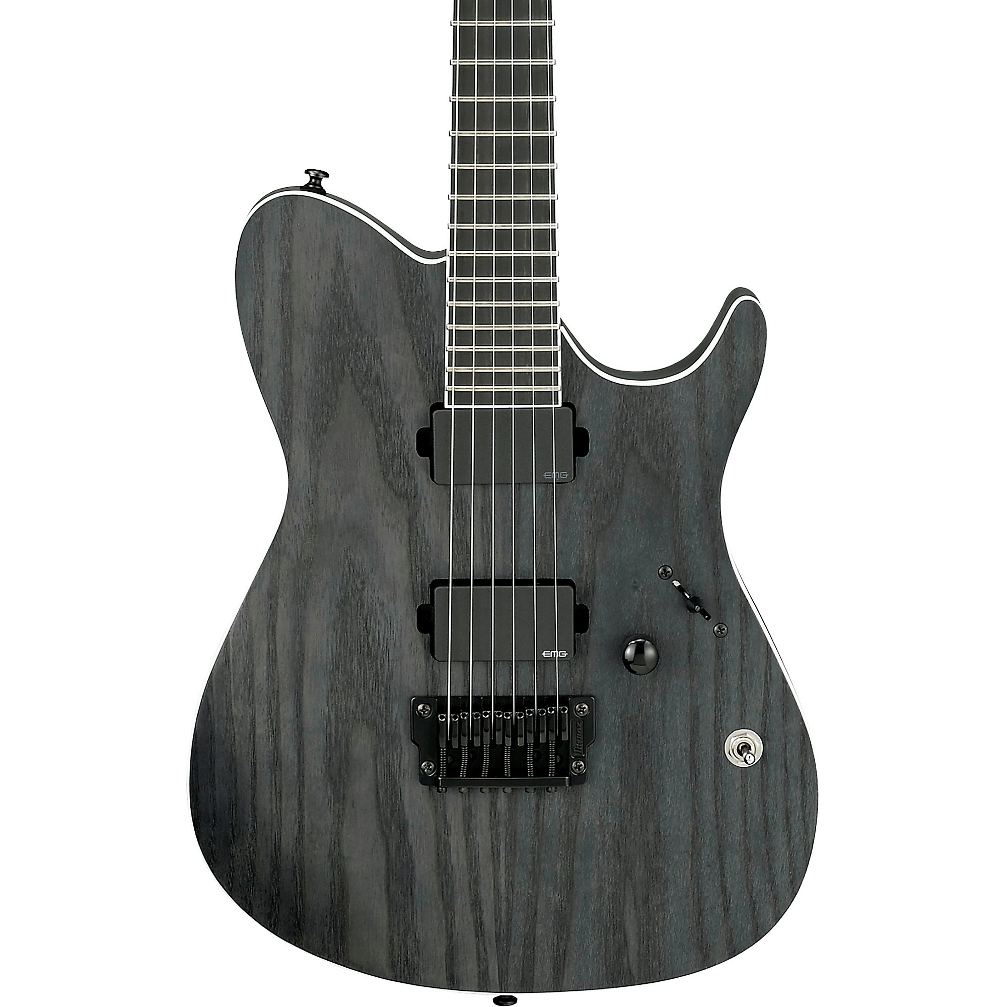 Open Box Ibanez FRIX6FEAH Iron Label Electric Guitar Charcoal