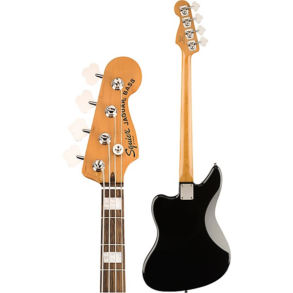 Squier Classic Vibe Jaguar Bass Black | Guitar Center