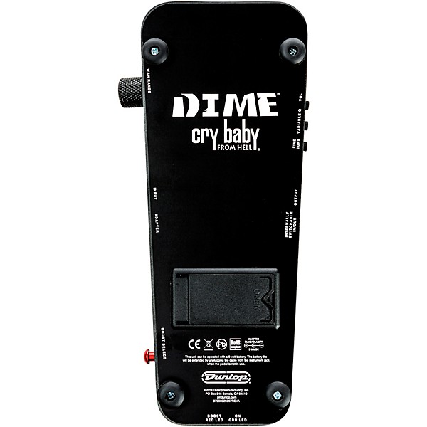 Dunlop DB01B Dime Cry Baby From Hell Wah Effects Pedal | Guitar Center