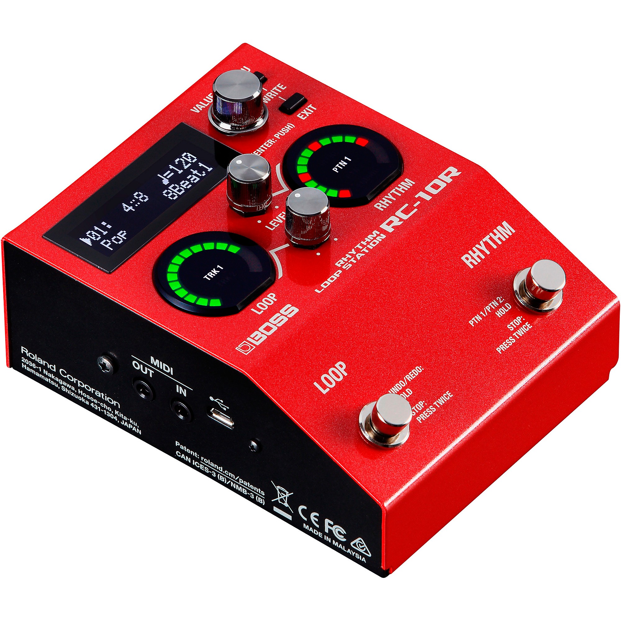 BOSS RC-10R Rhythm Loop Station Effects Pedal | Guitar Center