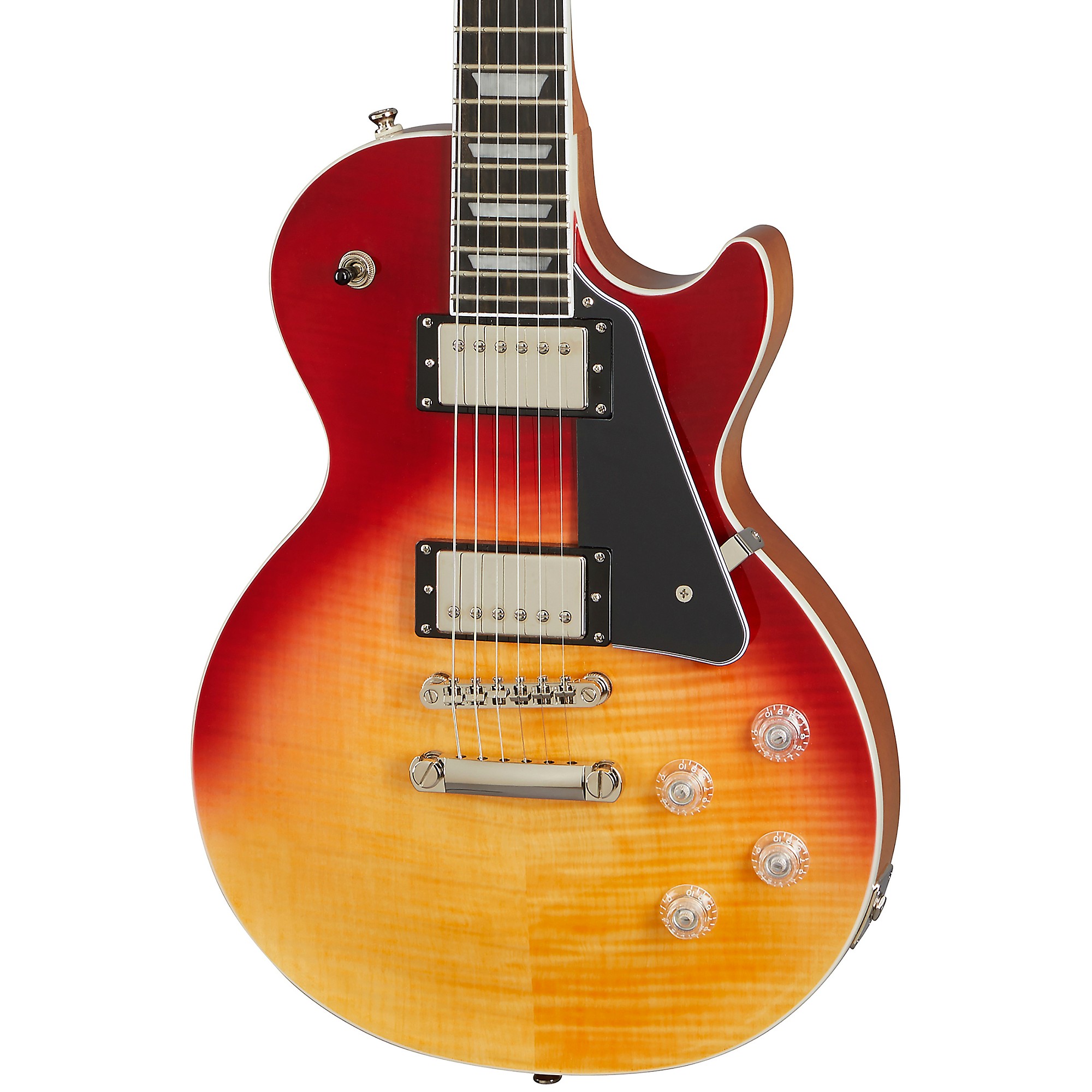 Epiphone Les Paul Modern Figured Electric Guitar Magma Orange Fade