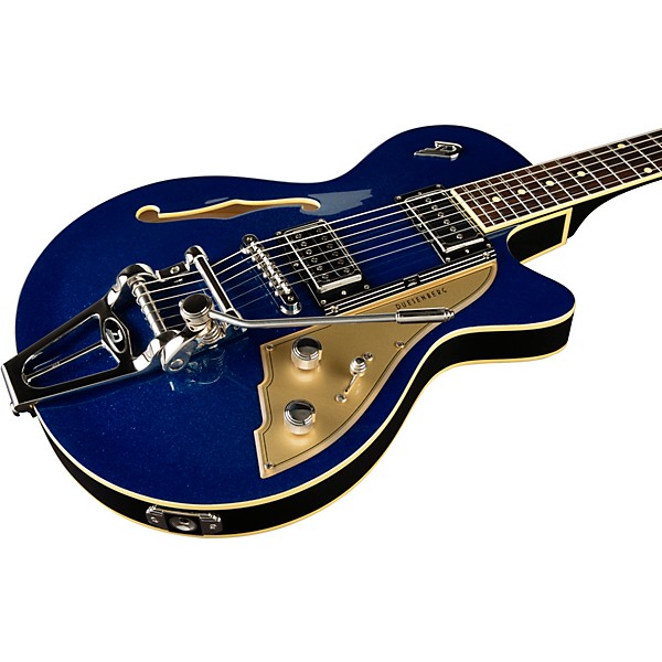 Platinum Duesenberg Starplayer TV Semi-Hollow Electric Guitar Blue