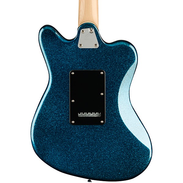 Squier Paranormal Series Super-Sonic Electric Guitar Blue Sparkle