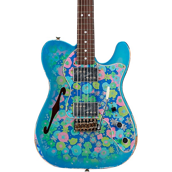 Platinum Fender Custom Shop 72 Telecaster Thinline Relic Rosewood