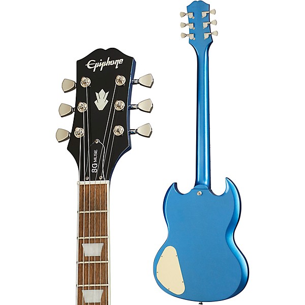Epiphone SG Muse Electric Guitar Radio Blue Metallic | Guitar Center
