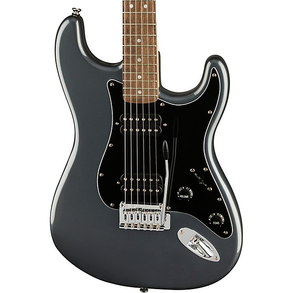 Squier Affinity Series Stratocaster HH Electric Guitar Charcoal
