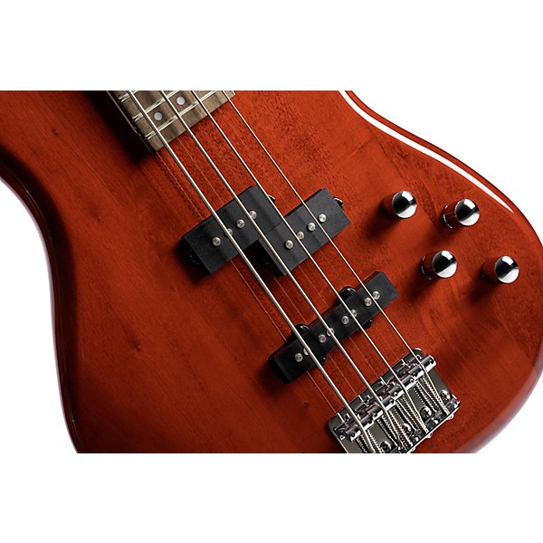 Cort Action Bass Plus Electric Bass Transparent Red | Guitar Center