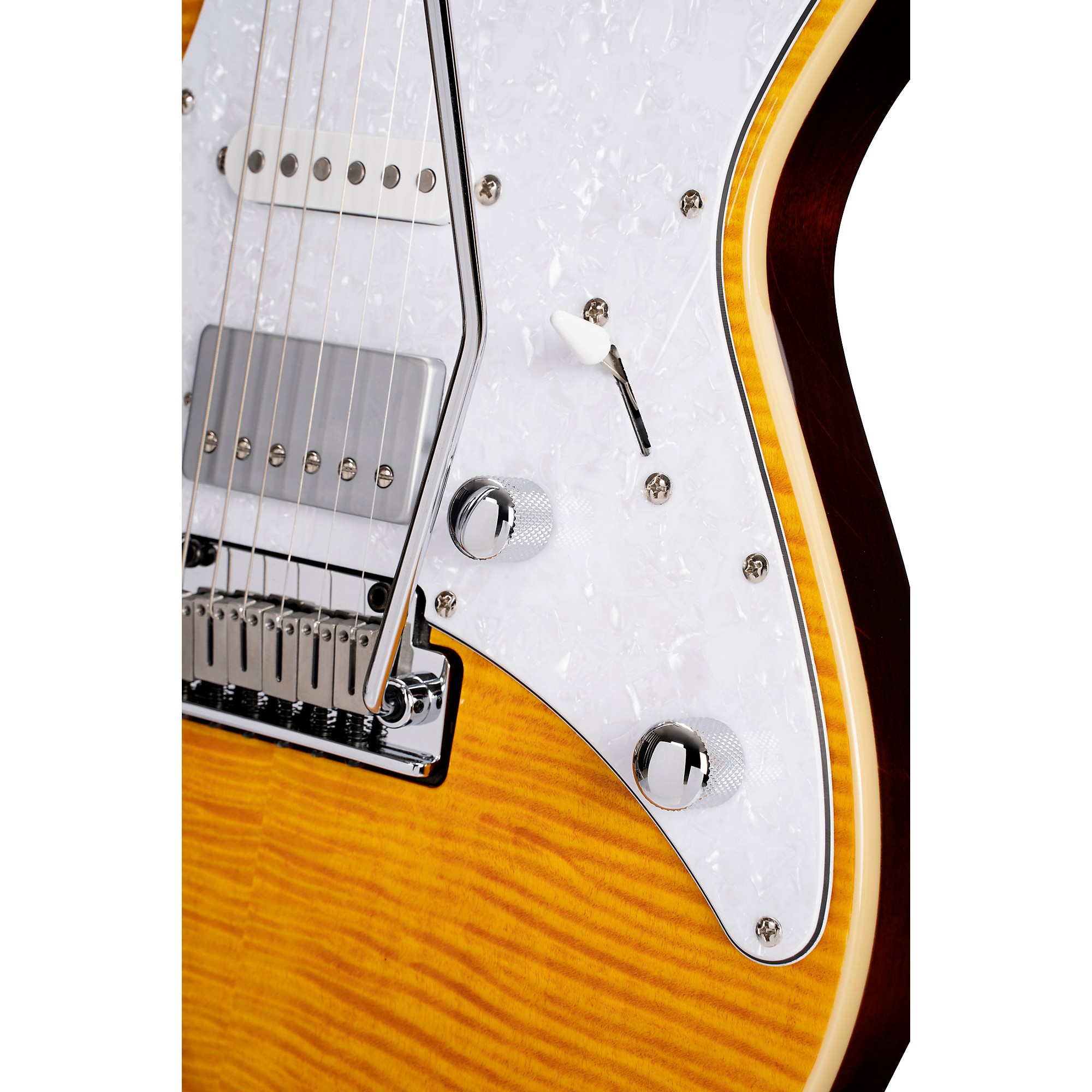 Cort G280 Select Flame Top Electric Guitar Amber | Guitar Center