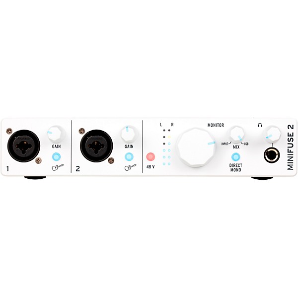 Arturia MiniFuse 2 USB Audio Interface, White | Guitar Center