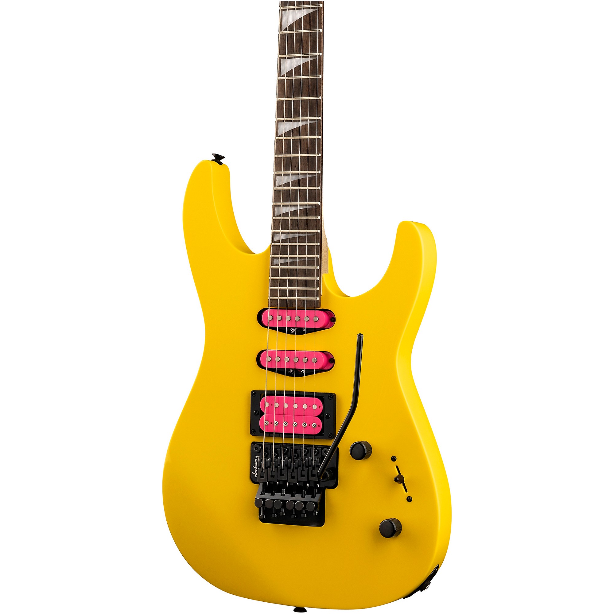 Jackson X Series Dinky DK3XR HSS Electric Guitar Caution Yellow