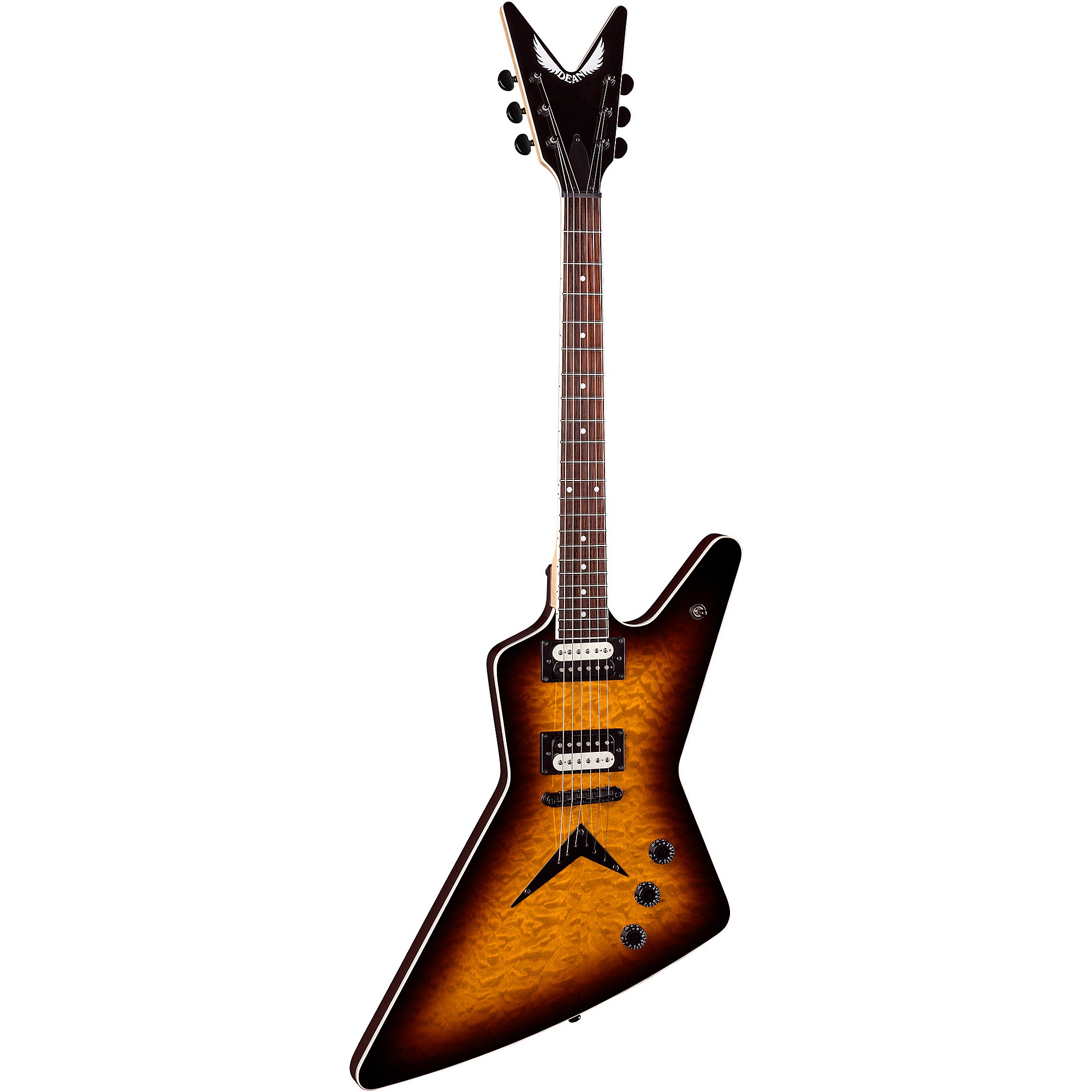 Dean ZX Quilt Maple Electric Guitar Transparent Brazilia | Guitar