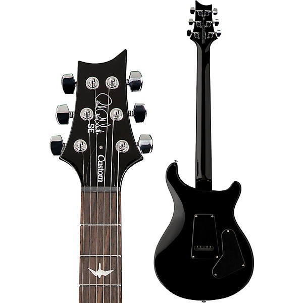 PRS SE Custom 24 Left-Handed Electric Guitar Black Gold Sunburst