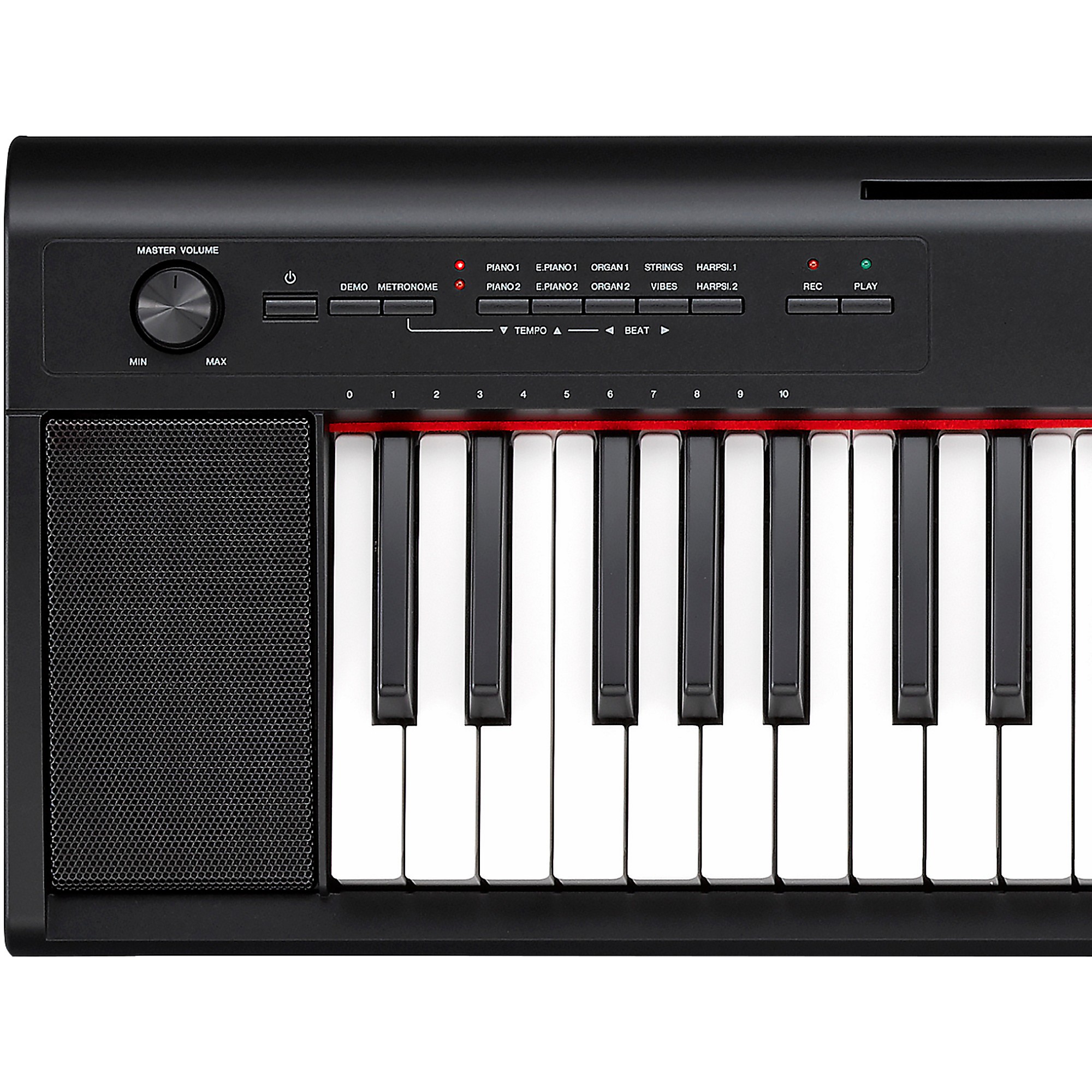Yamaha Piaggero NP-12 61-Key Portable Keyboard With Power Adapter