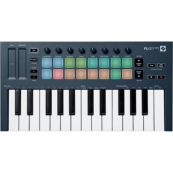 Novation FLkey Mini 25-Key MIDI Keyboard for FL Studio | Guitar Center