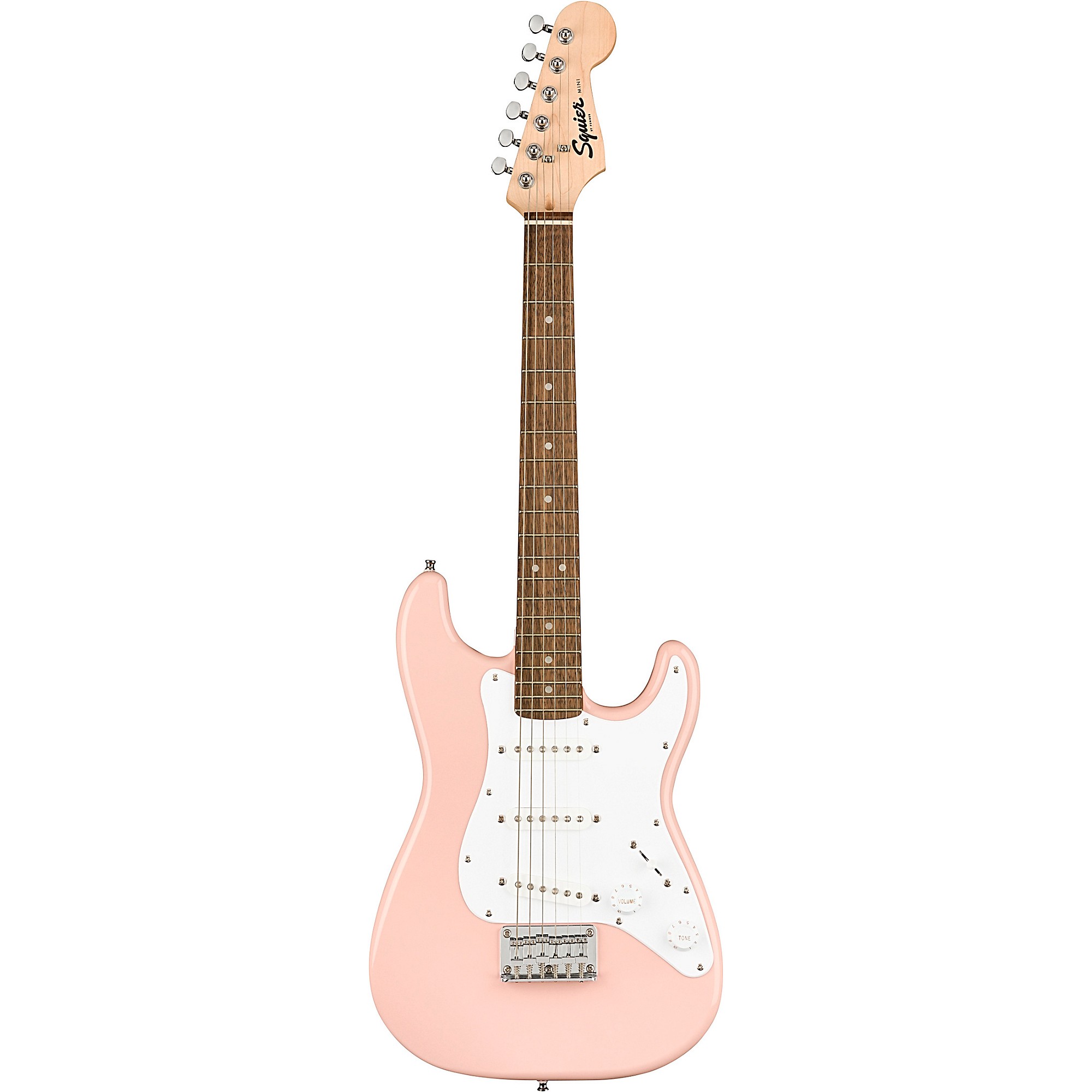 Squier Affinity Mini Stratocaster V2 Electric Guitar Shell Pink