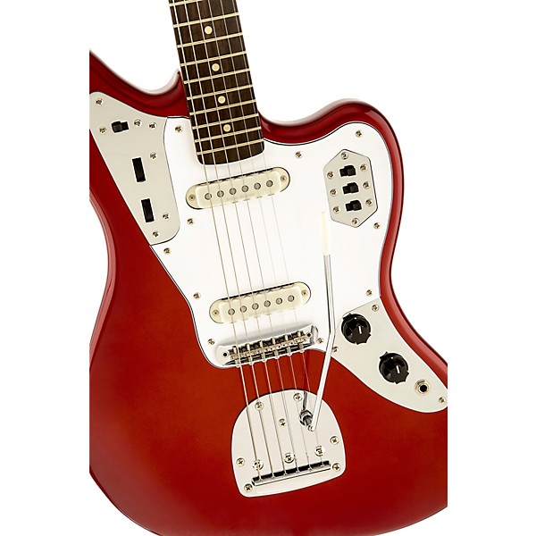 Vintage Modified Jaguar Electric Guitar Candy Apple Red | Guitar