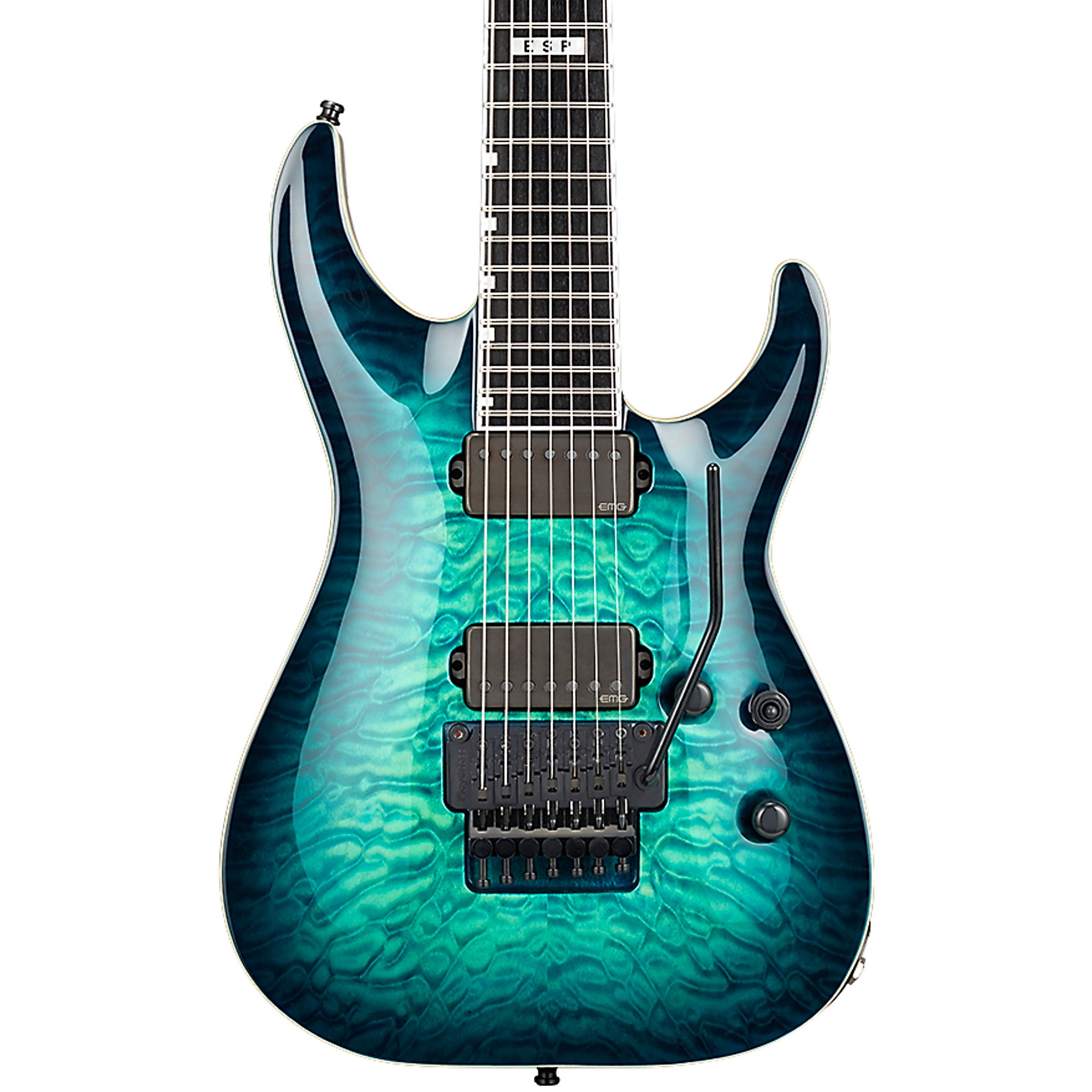 ESP E-II Horizon FR-7 Electric Guitar Turquoise | Guitar Center