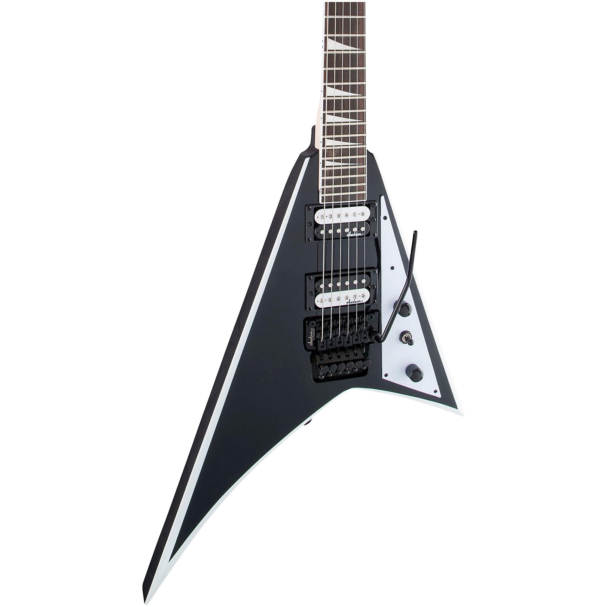 Jackson Rhoads JS32 Electric Guitar Black With White Bevel