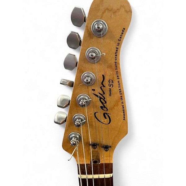 Used Godin SD24 2 Tone Sunburst Solid Body Electric Guitar 2 Tone