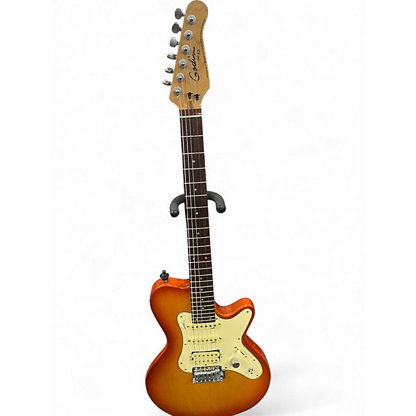 Used Godin SD24 2 Tone Sunburst Solid Body Electric Guitar 2 Tone