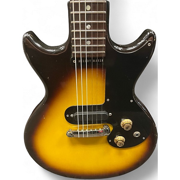 Vintage 1962 Gibson Melody Maker Tobacco Sunburst Solid Body
